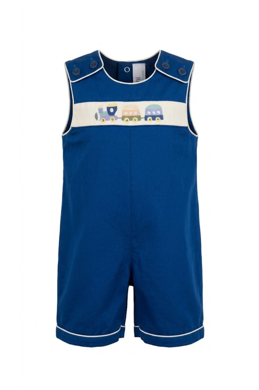 Rainbow Train Romper Suit