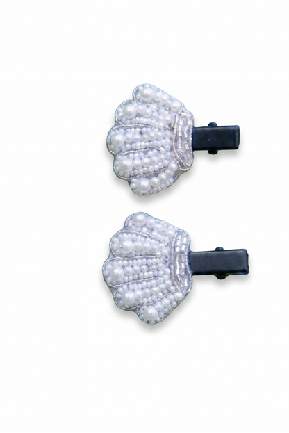 Ivoria Shell Clips