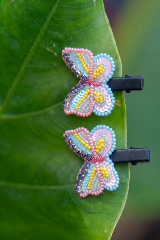 Butterfly Bloom Hair Clips