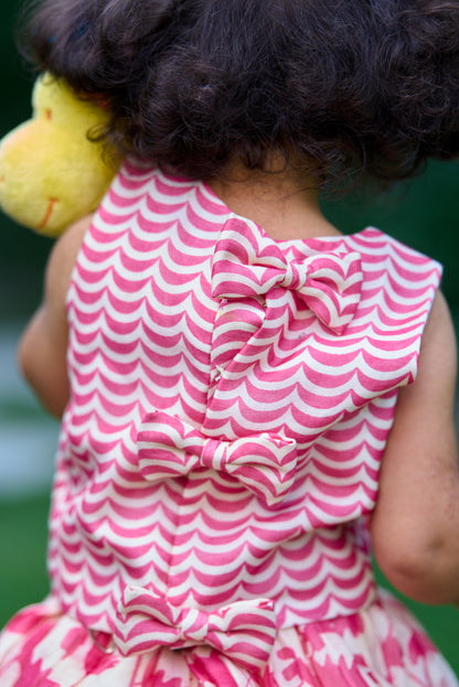 Pink Printed Lehenga