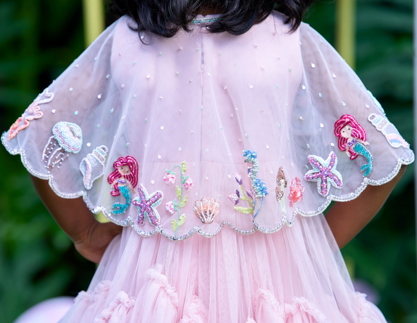 Mermaid Cape Dress