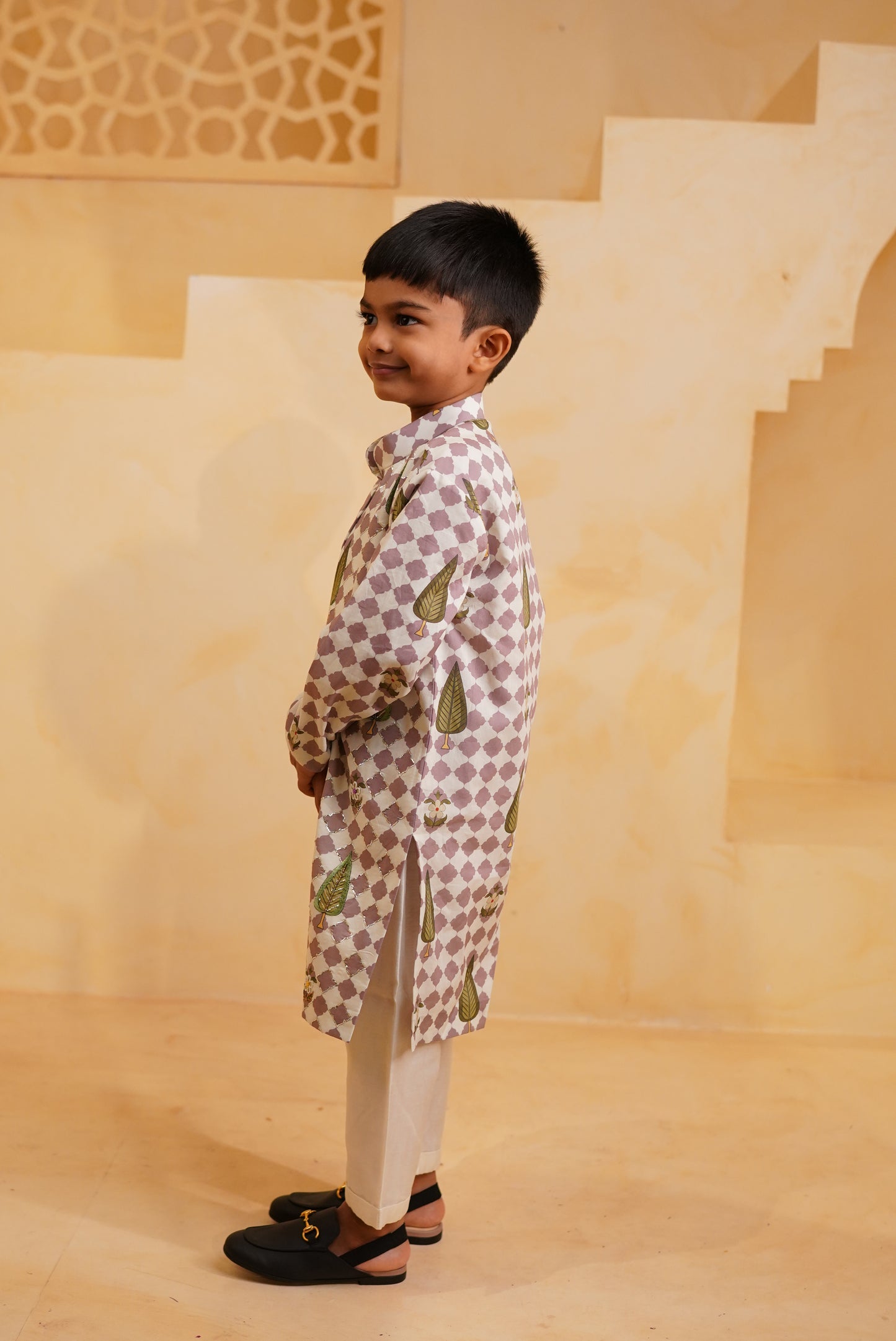 Moroccan Tiles Kurta Set