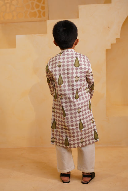 Moroccan Tiles Kurta Set