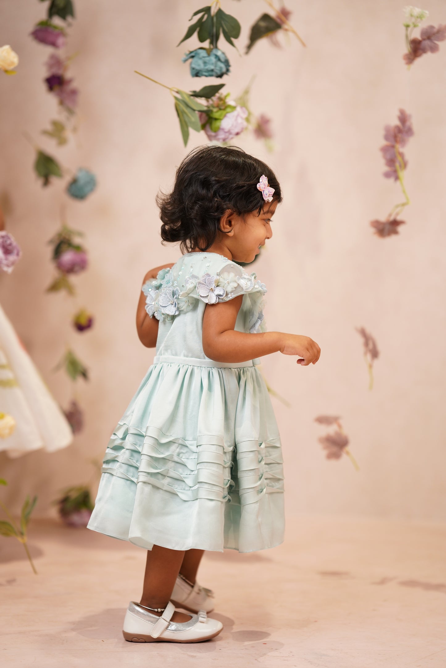 Floral Cape Dress