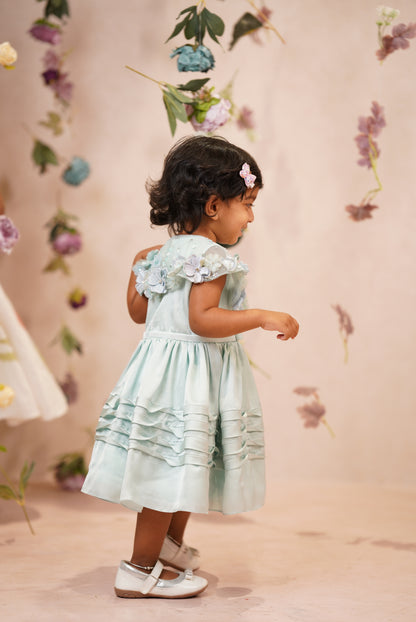 Floral Cape Dress