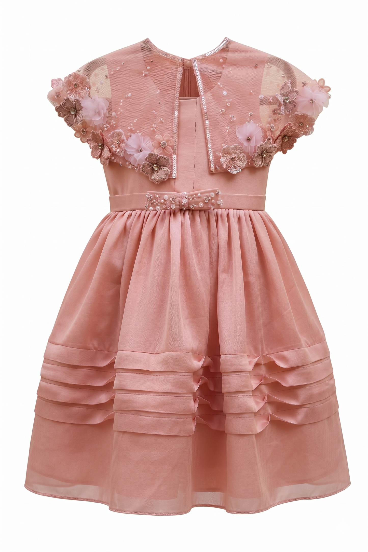 Floral Cape Dress