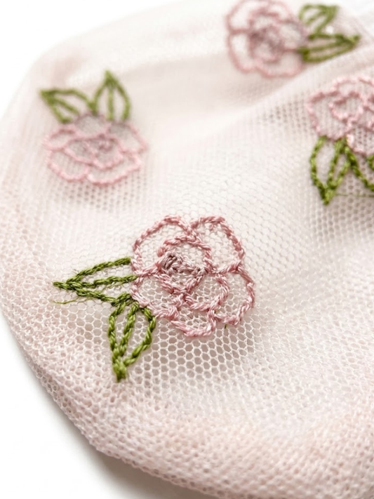 Blushing Bloom Mittens
